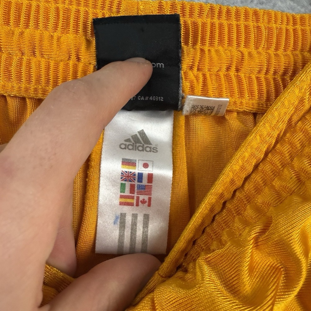 Vintage Adidas Dazzle Shorts Size Medium Basketball Athletic Drawstring Y2K - Picture 5 of 14